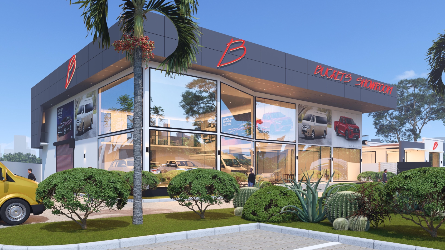 Bucket Automotor Showroom